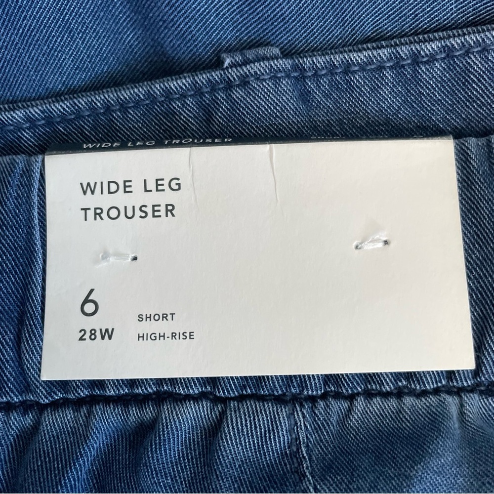 AMERICAN EAGLE 100% Lyocell High Rise Wide Leg Pants - Picture 5 of 9